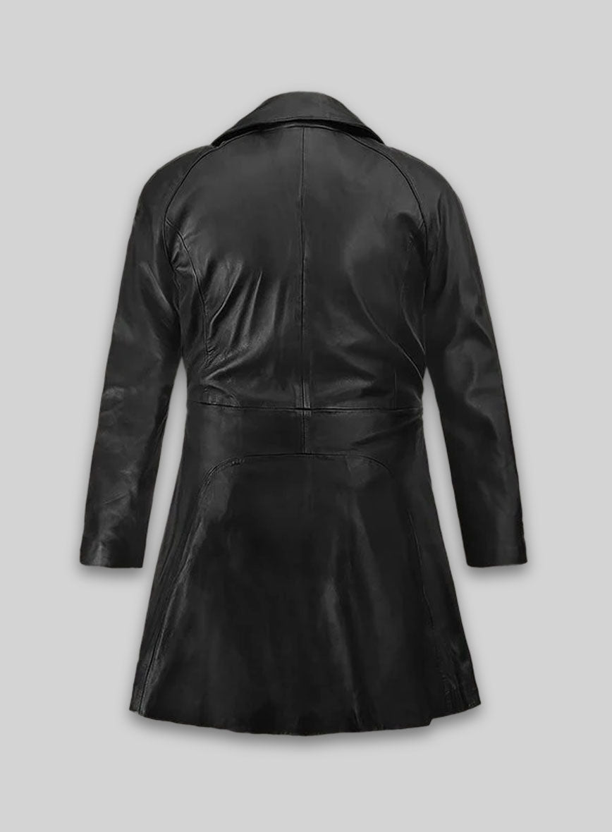 Jacketcart Iconic Leather Trench Coat