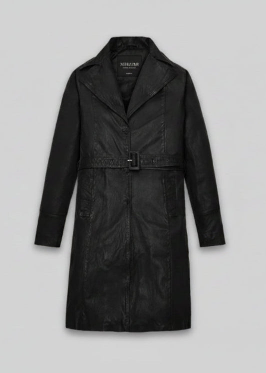 Jacketcart Luxe Leather Long Coat