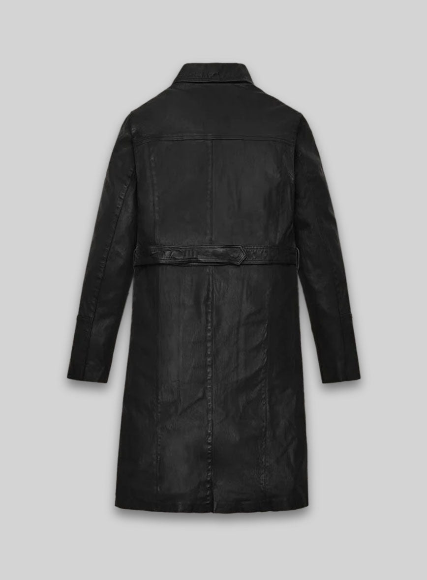 Jacketcart Luxe Leather Long Coat