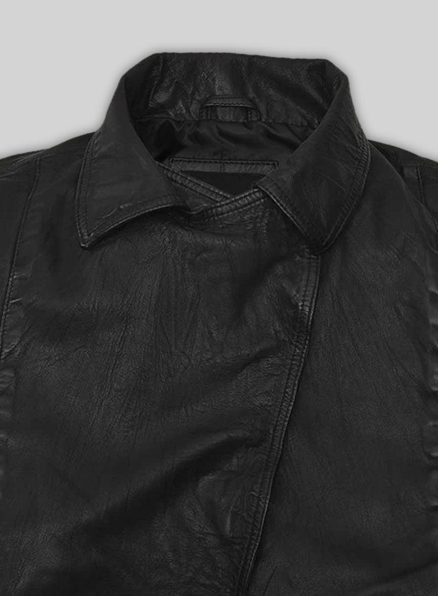 Jacketcart Luxe Leather Long Coat