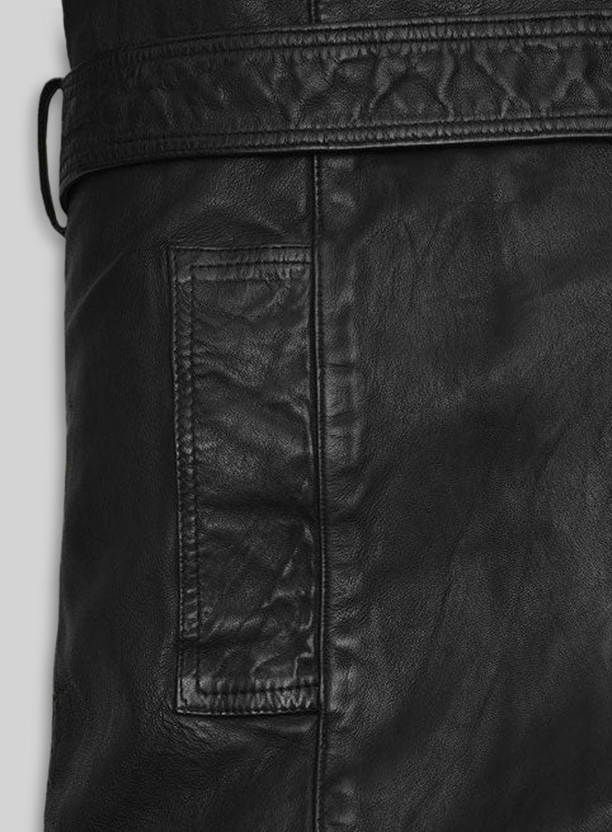 Jacketcart Luxe Leather Long Coat