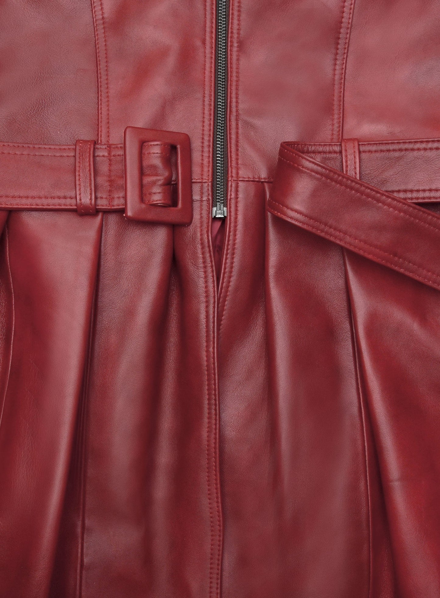 Jacketcart Statement Leather Long Coat