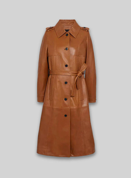 Jacketcart Street Leather Long Coat