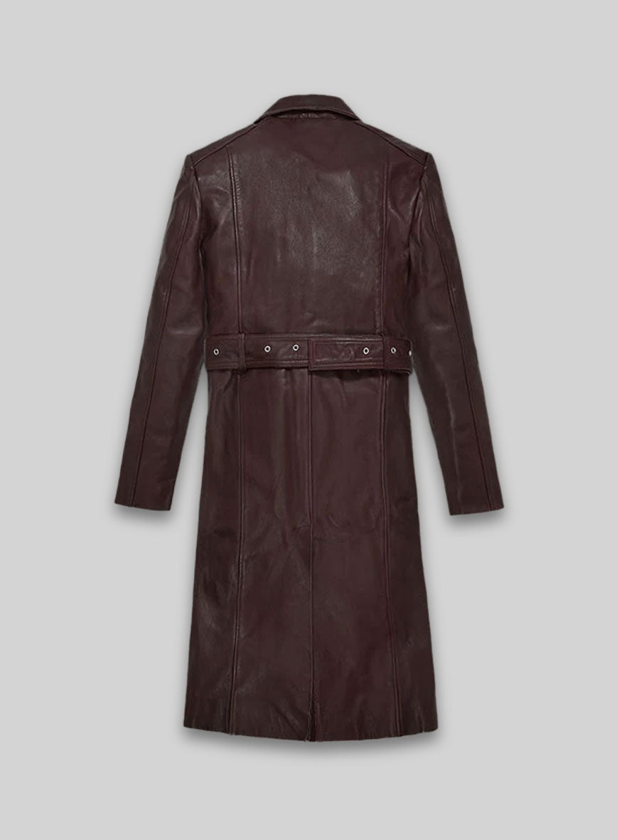 Jacketcart Urban Leather Trench Coat