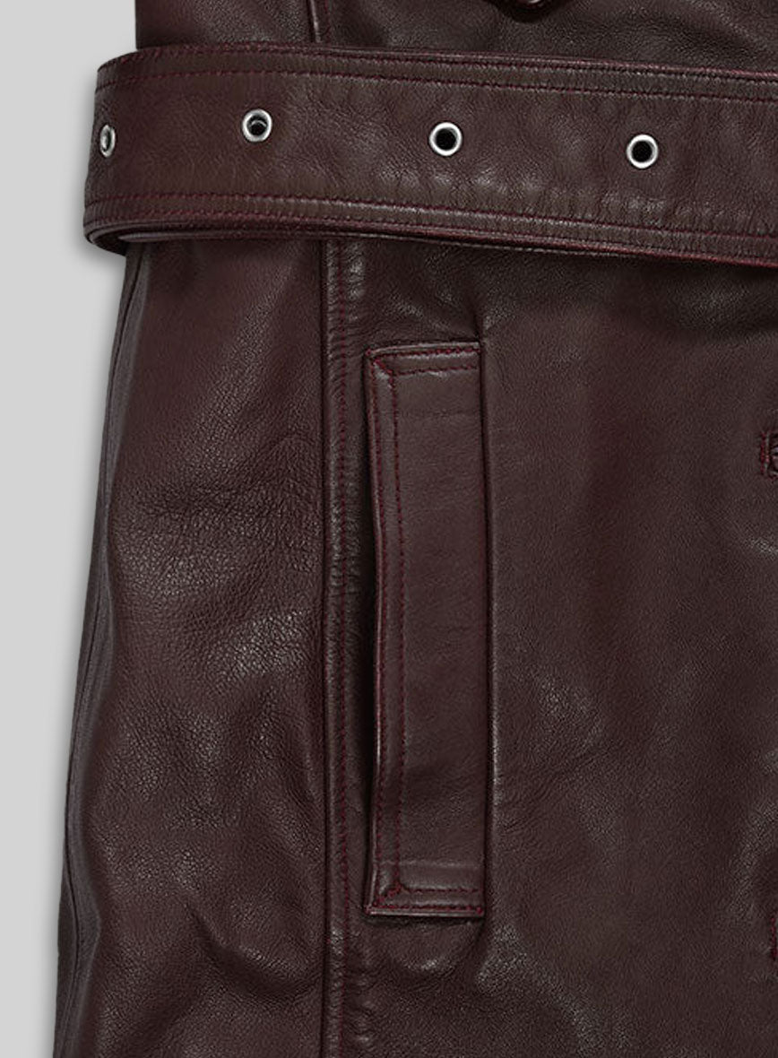 Jacketcart Urban Leather Trench Coat