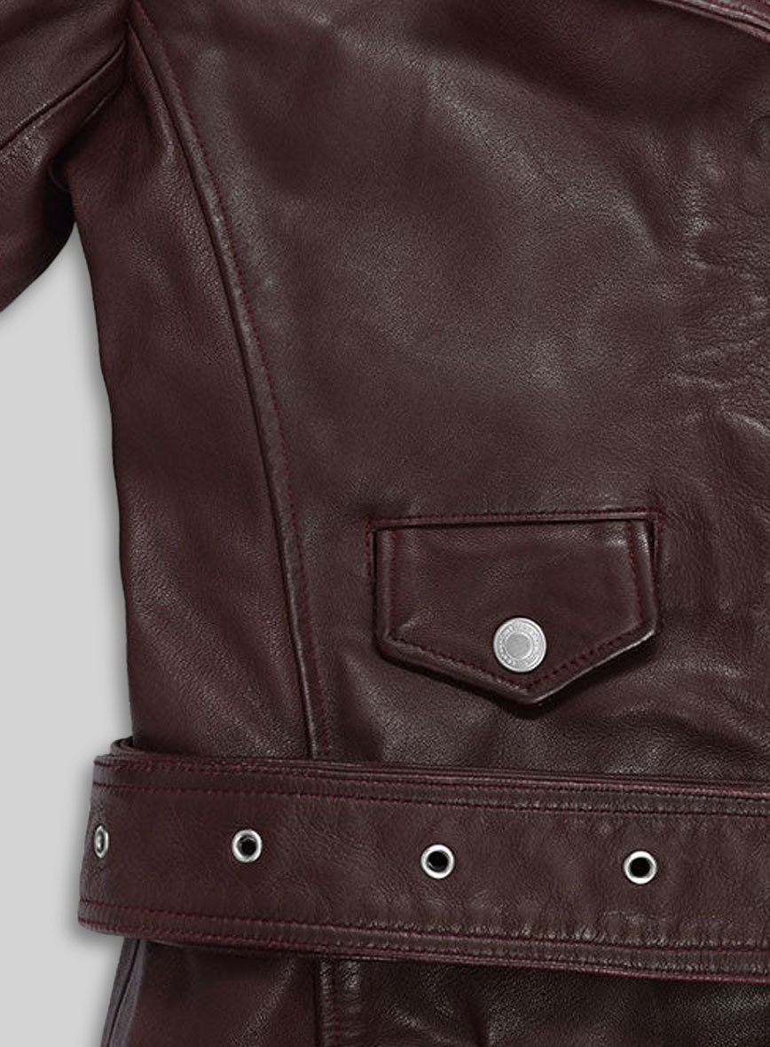 Jacketcart Urban Leather Trench Coat