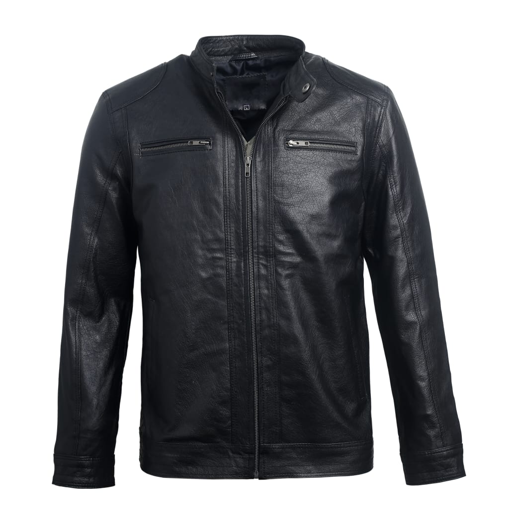 Jacketcart Men Black Leather Jacket