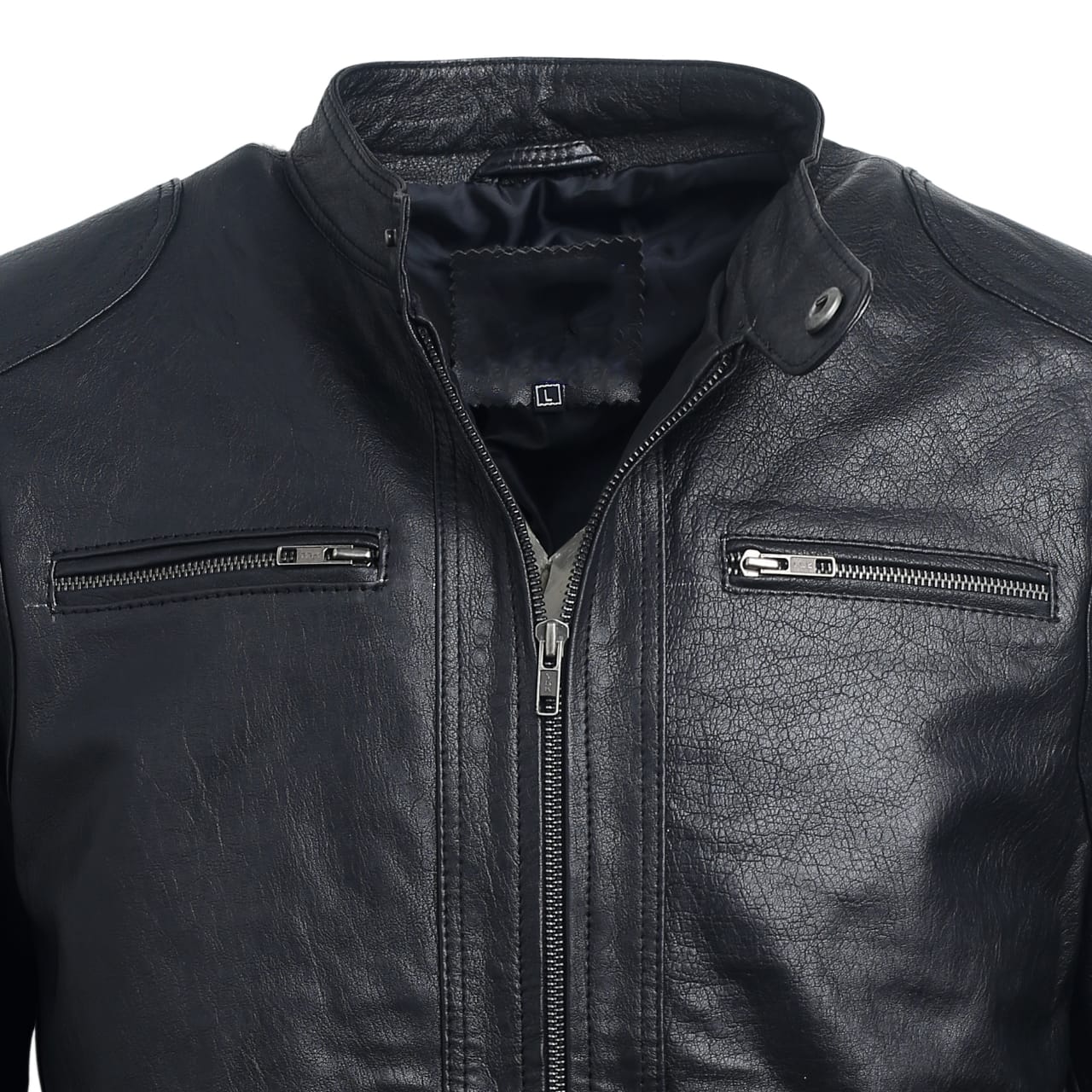 Jacketcart Men Black Leather Jacket