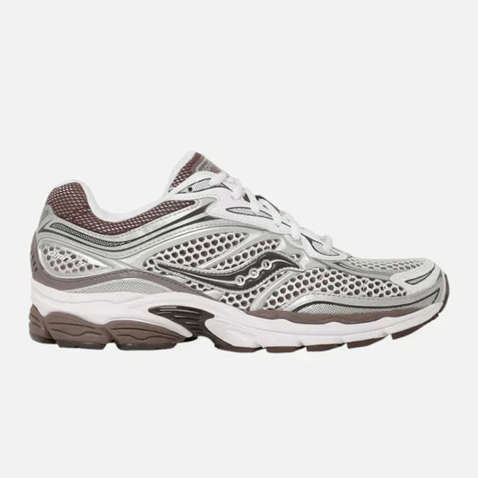 Saucony Progrid Omni 9 White Brown Shoes