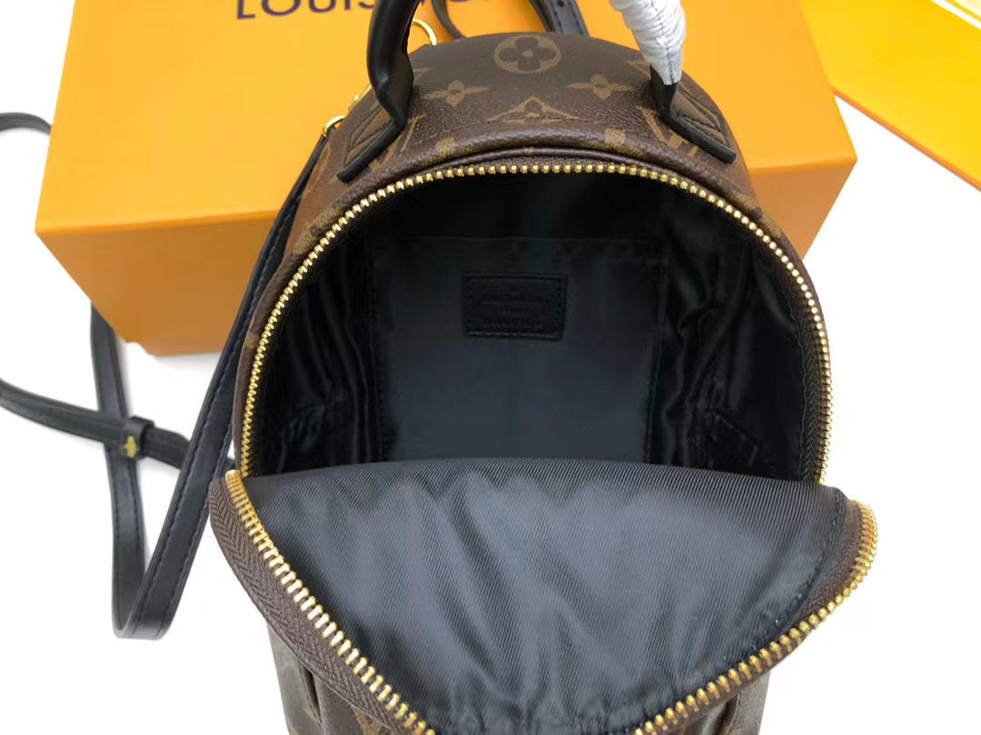 Louis Vuitton Palm Springs Mini Backpack Bag 22cm Monogram Canvas Spring/Summer Collection, Brown – product image 7
