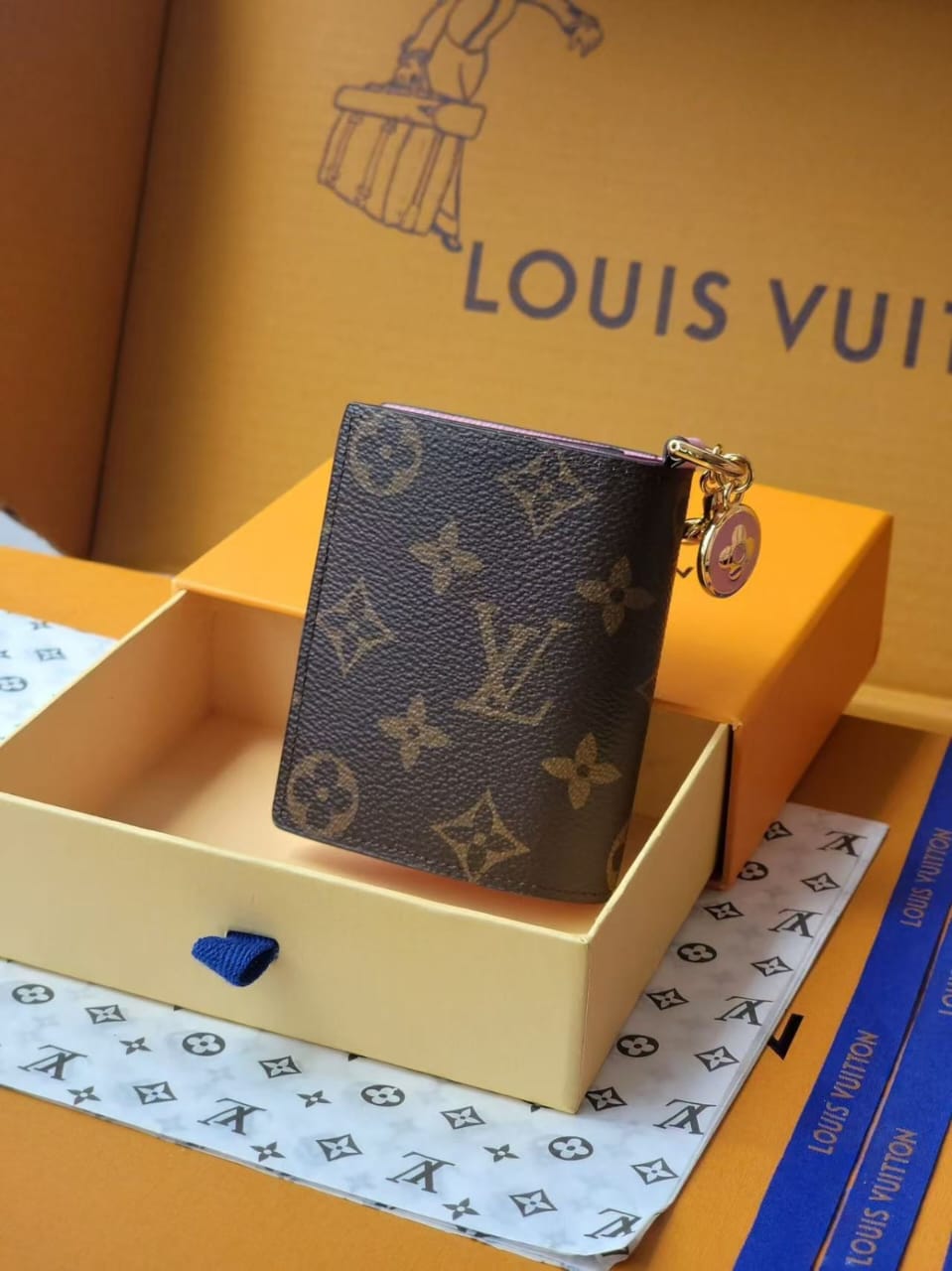 LV Charms Pocket Wallet