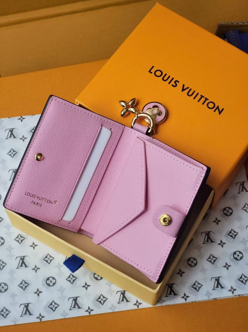 LV Charms Pocket Wallet