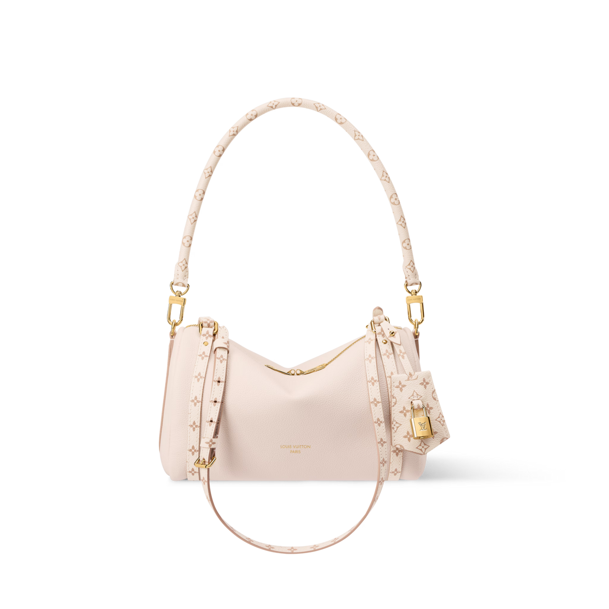 Women's Express PM Petal Pink Calfskin Shoulder Bag