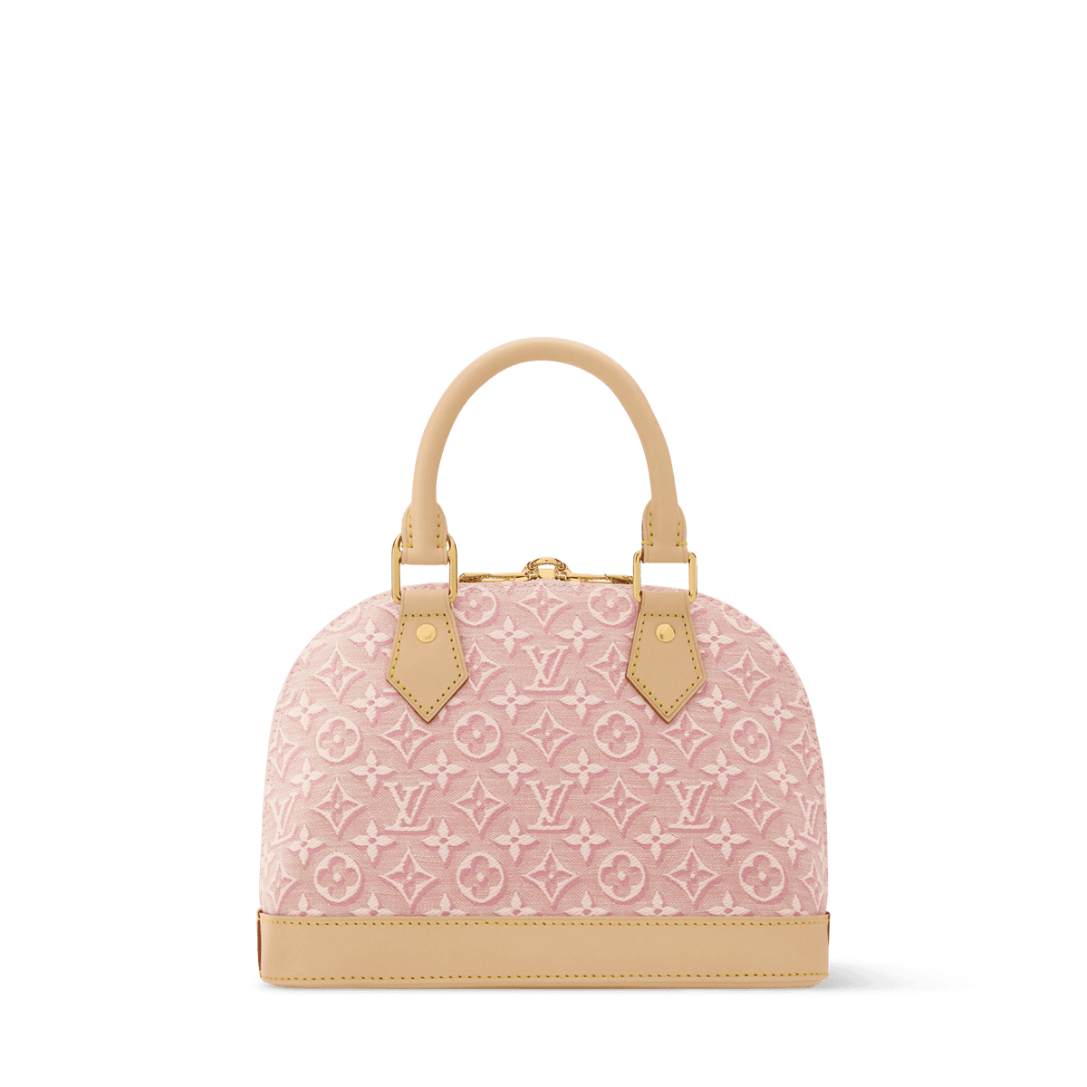 Women's Alma BB Monogram Emblème Rose Ruban Bag