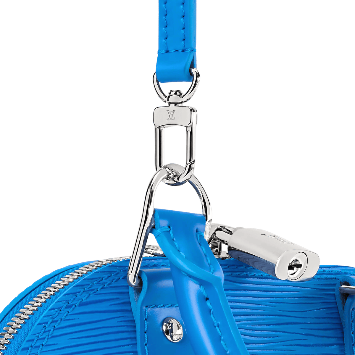 Women's Alma BB Ocean Blue Epi Leather Handbag