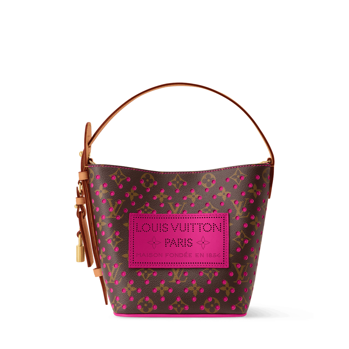 Women's All In BB Monogram Perfo Pop Crush Tote Bag