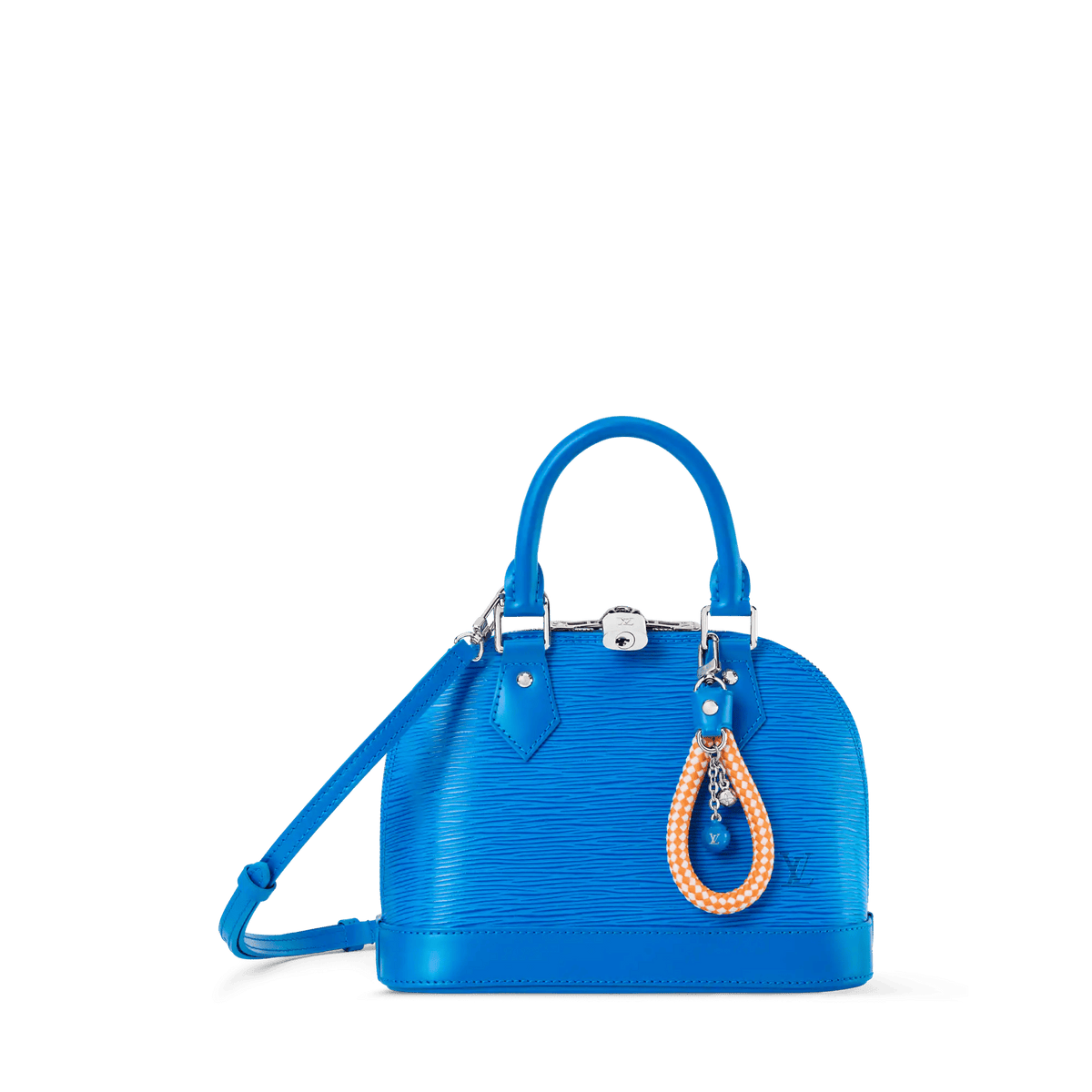 Women's Alma BB Ocean Blue Epi Leather Handbag