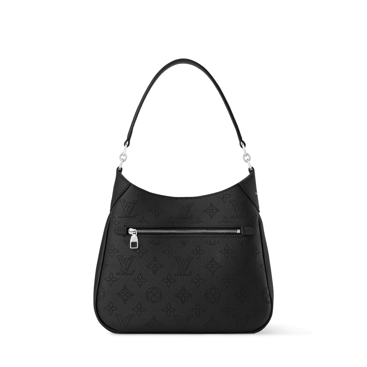 Women's All Around PM Black Perforated Mahina Calfskin Leather Tote Bag M28306
