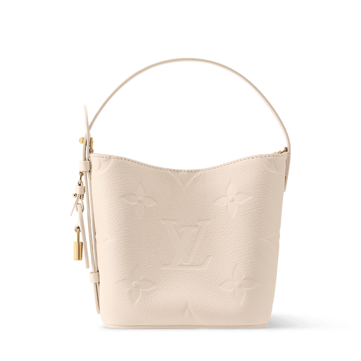 All In BB Monogram Empreinte Leather Crème Gold-Toned Hardware