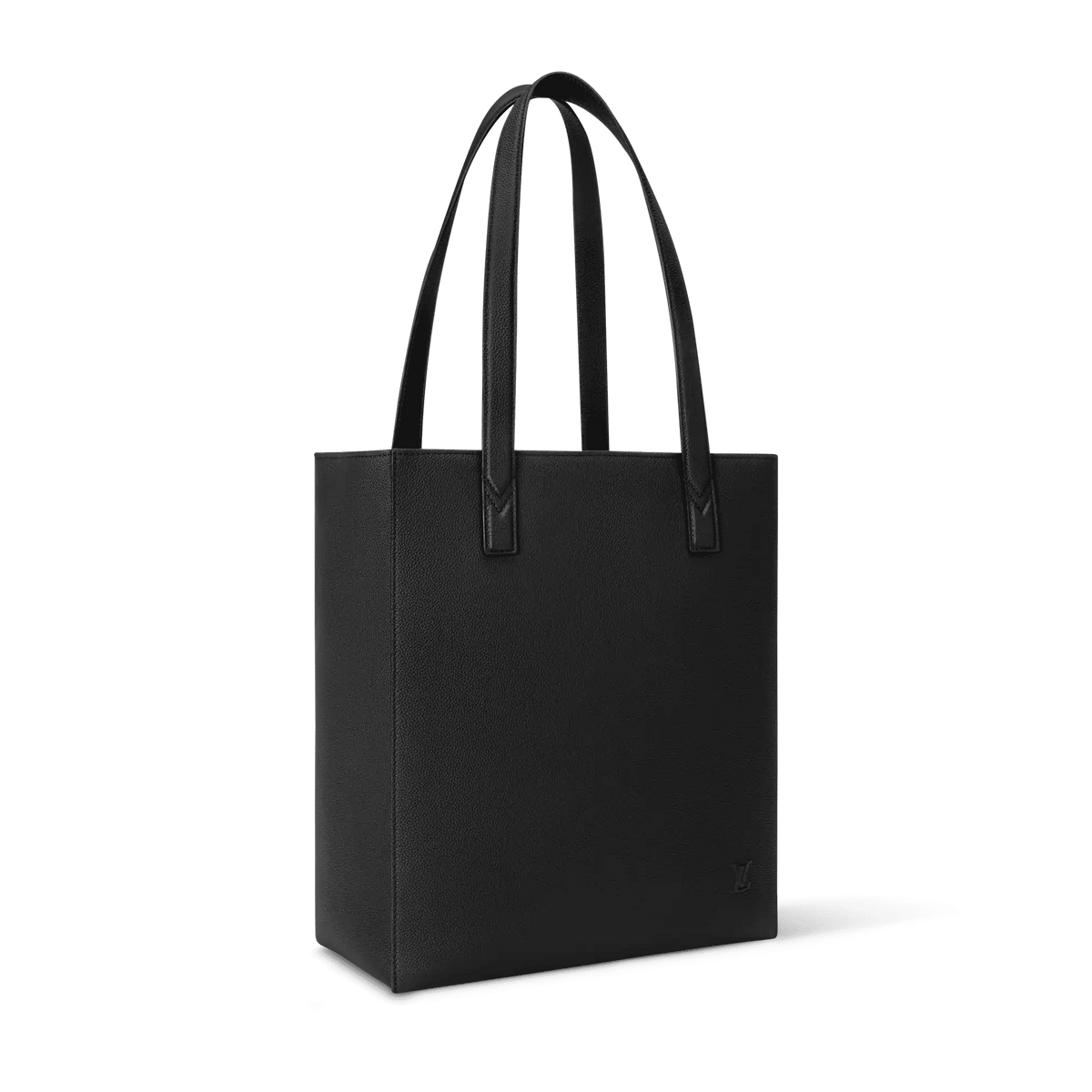 Men's Cabin Tote Waxy Calfskin Black