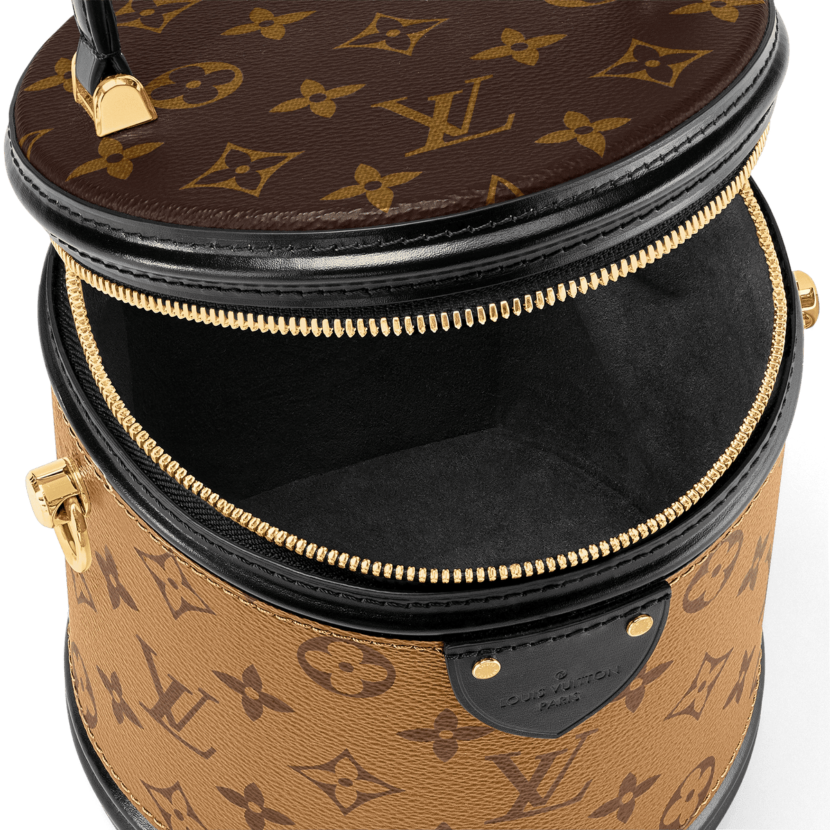 Women's Cannes Monogram Reverse Coated Canvas Shoulder Bag M43986