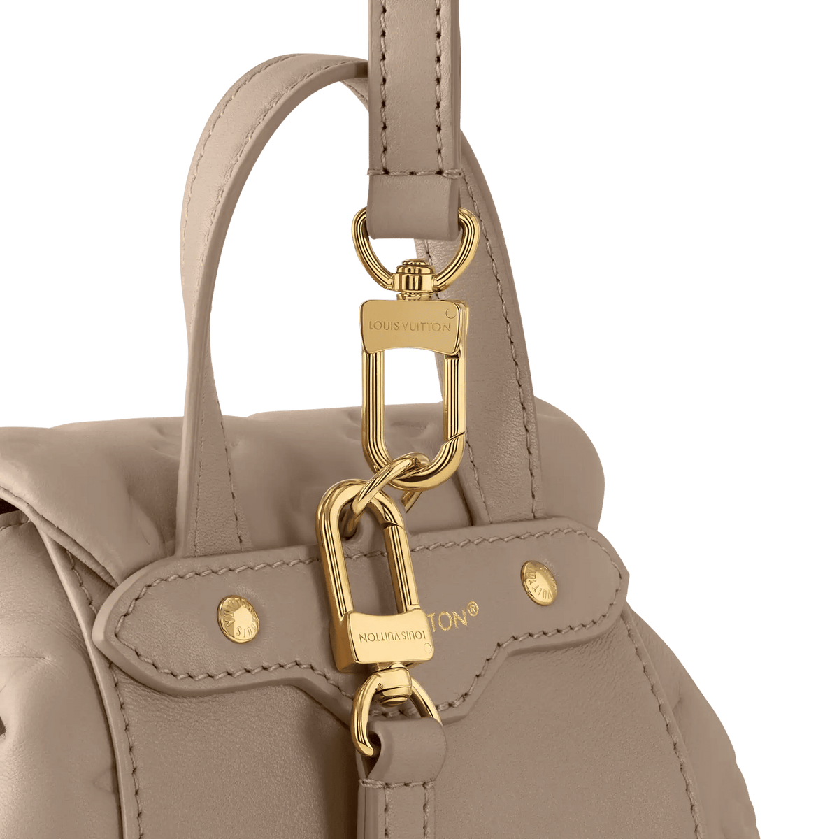 Women's Coussin Backpack PM Monogram Embossed Lambskin Leather Backpack M13358