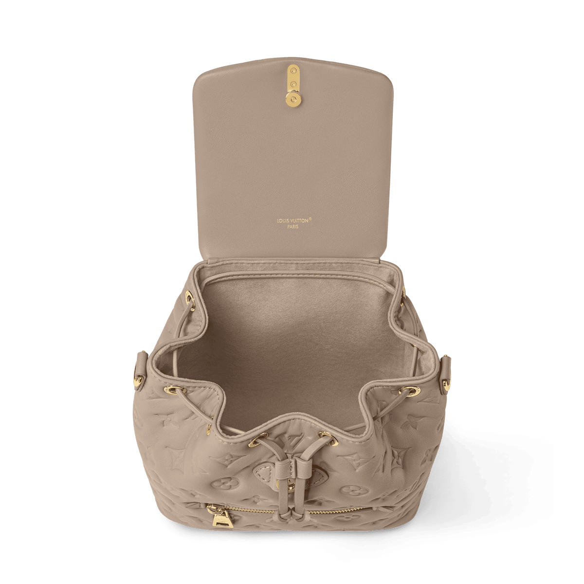 Women's Coussin Backpack PM Monogram Embossed Lambskin Leather Backpack M13358