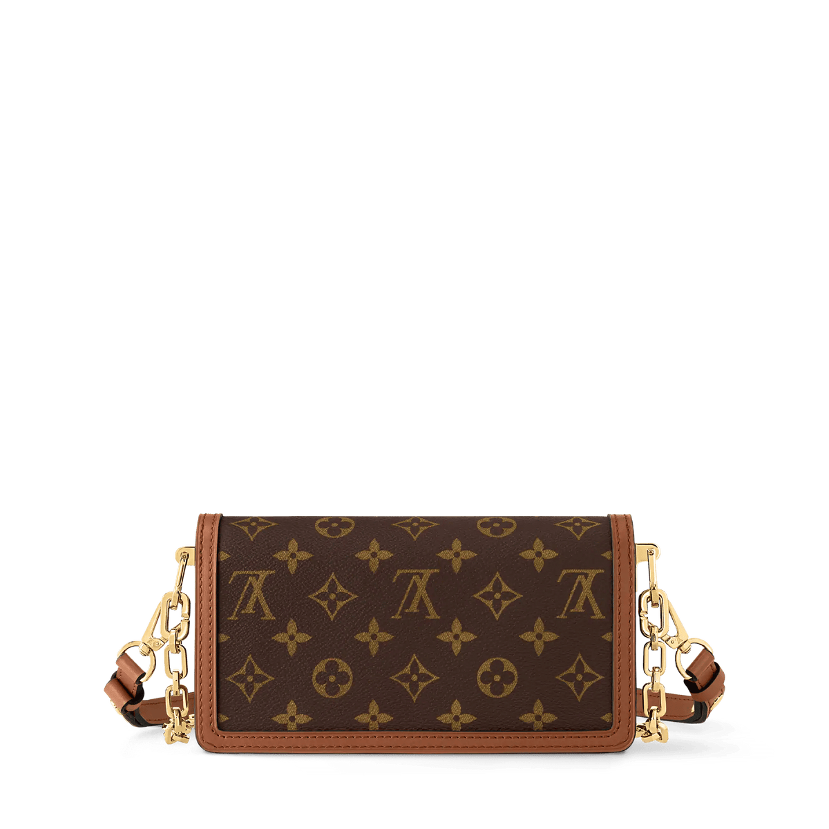 Women's Dauphine East West Monogram Reverse Canvas Shoulder Bag