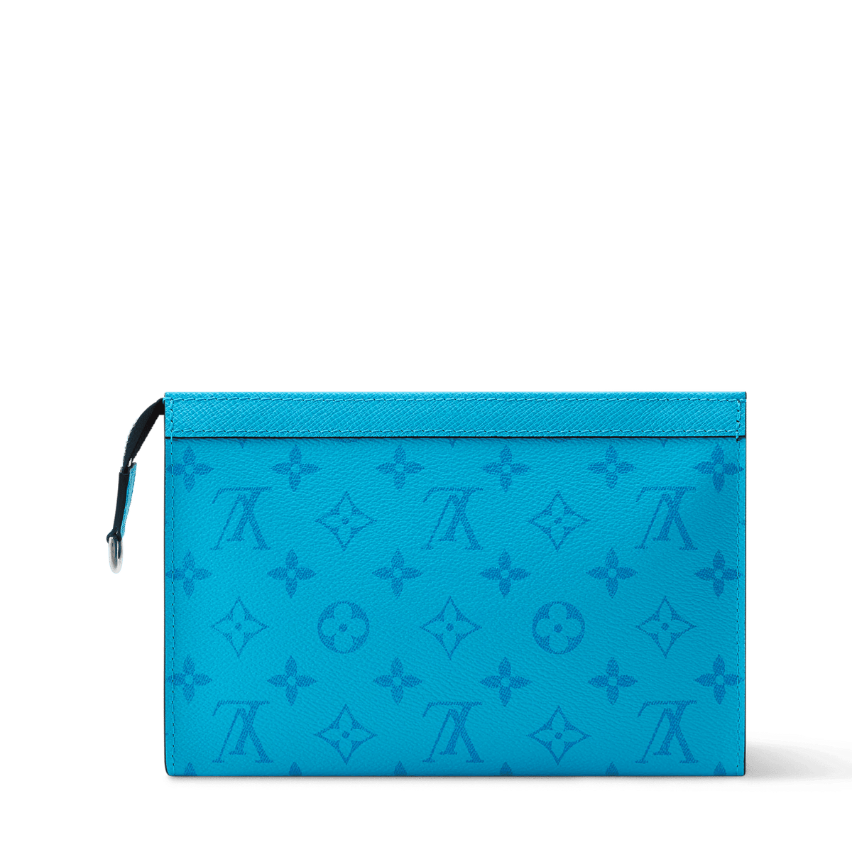 Men's Gaston Wearable Wallet Monogram Taigarama Blue Lagoon