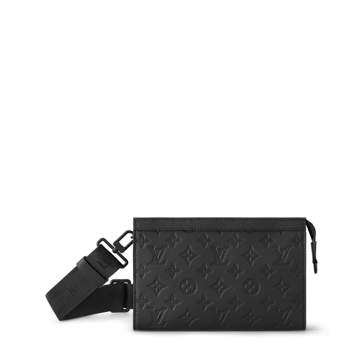 Men's Gaston Wearable Wallet Monogram Shadow Black