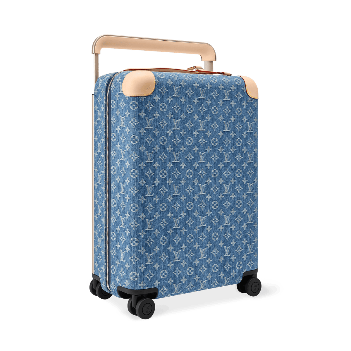 Horizon 55 Rolling Luggage Monogram Denim Blue M28386