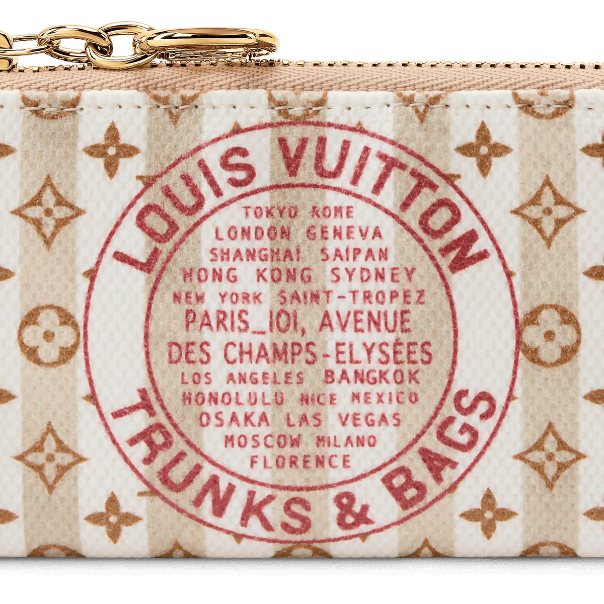 Women's Key Pouch Monogram Coated Canvas Card Holder M29023