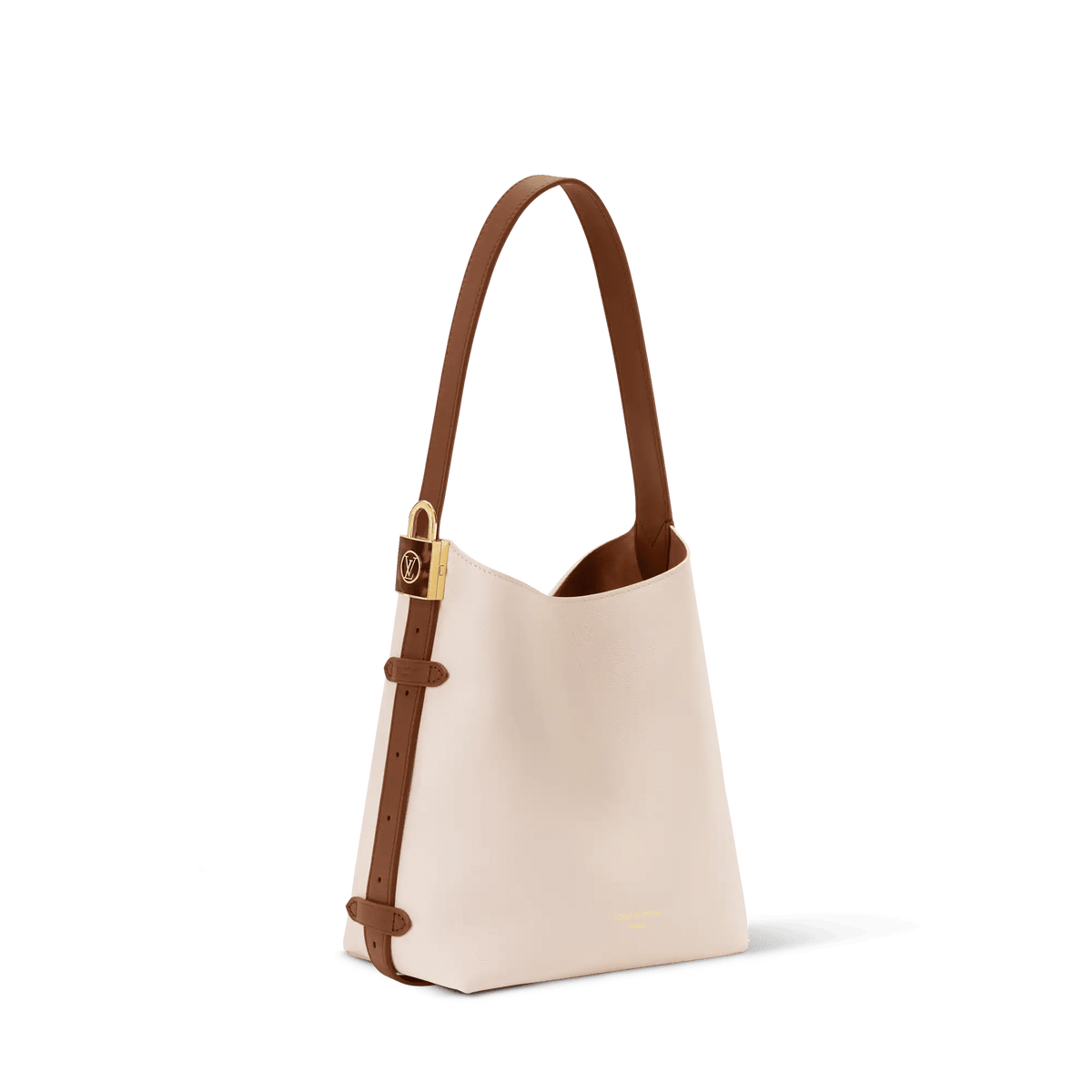 Women's Low Key Hobo PM Quartz Calf Leather Hobo Bag
