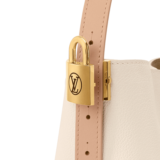 All In BB Calfskin Leather Bicolor Quartz Hazelnut Aged Gold-Toned Hardware