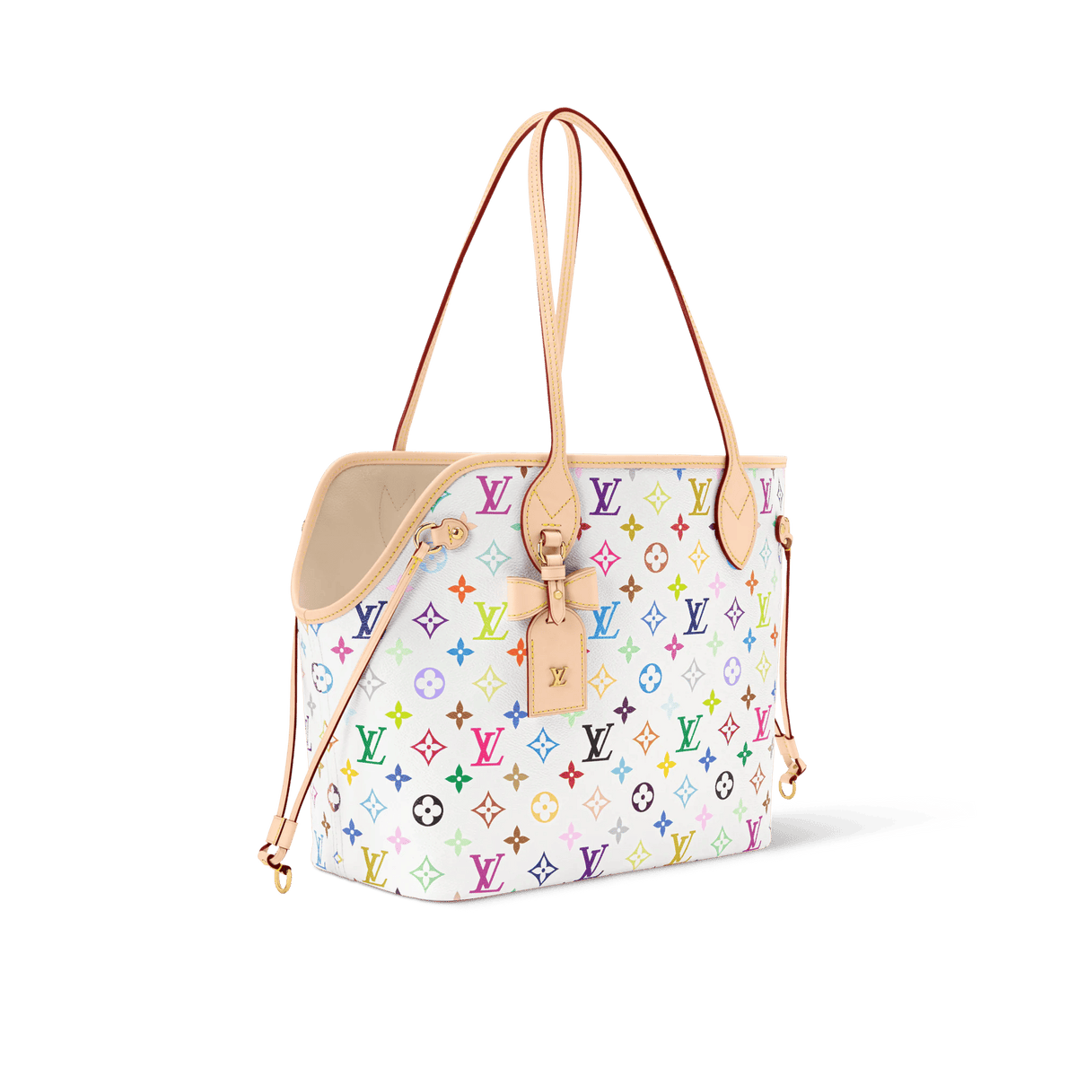 Neverwoof MM Pet Carrier Monogram Multicolore Blanc M27839