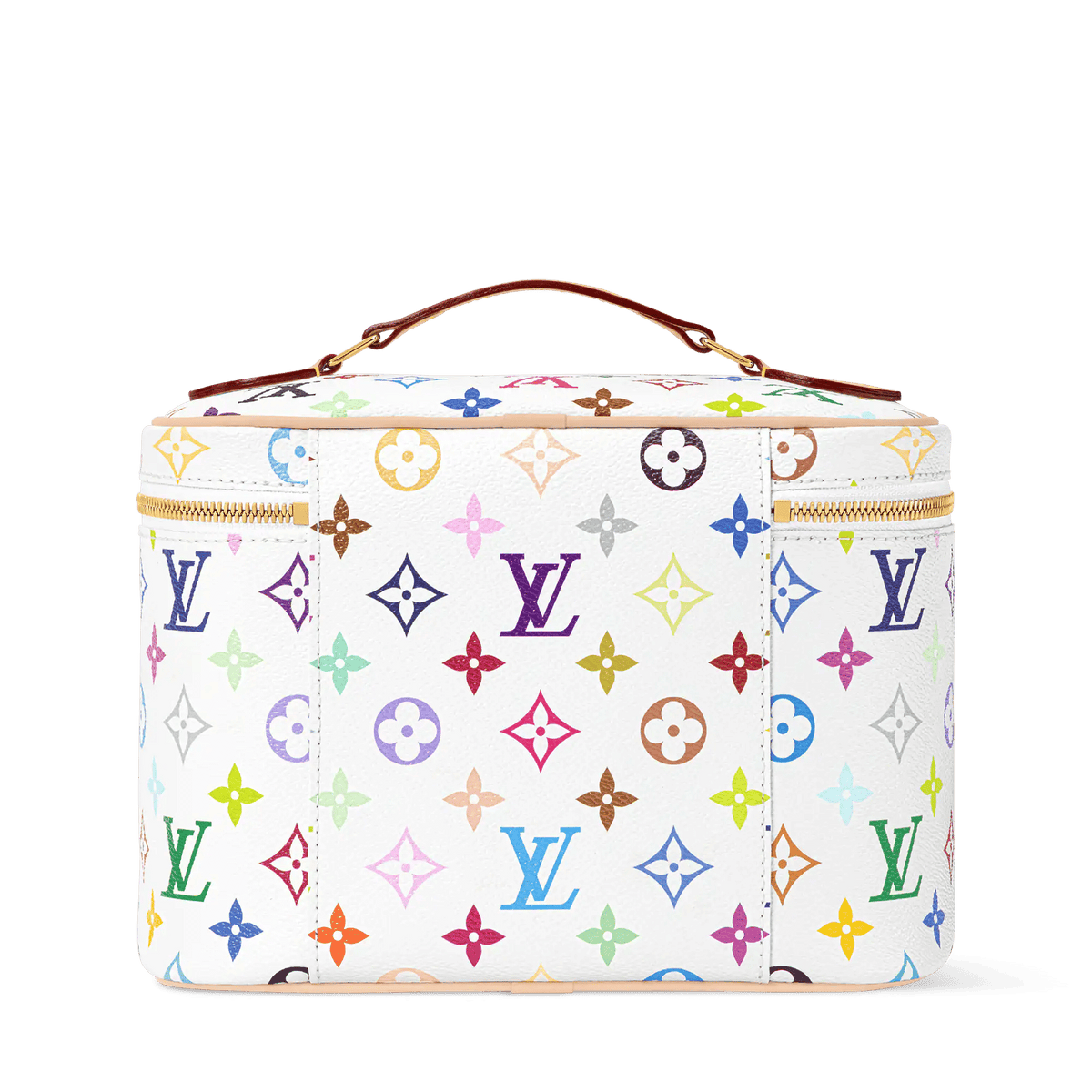 Nice BB Vanity Case Monogram Multicolore Blanc M28340