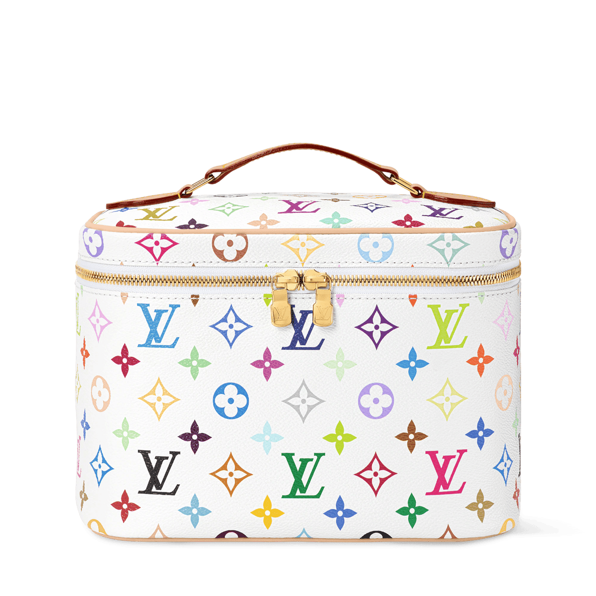 Nice BB Vanity Case Monogram Multicolore Blanc M28340
