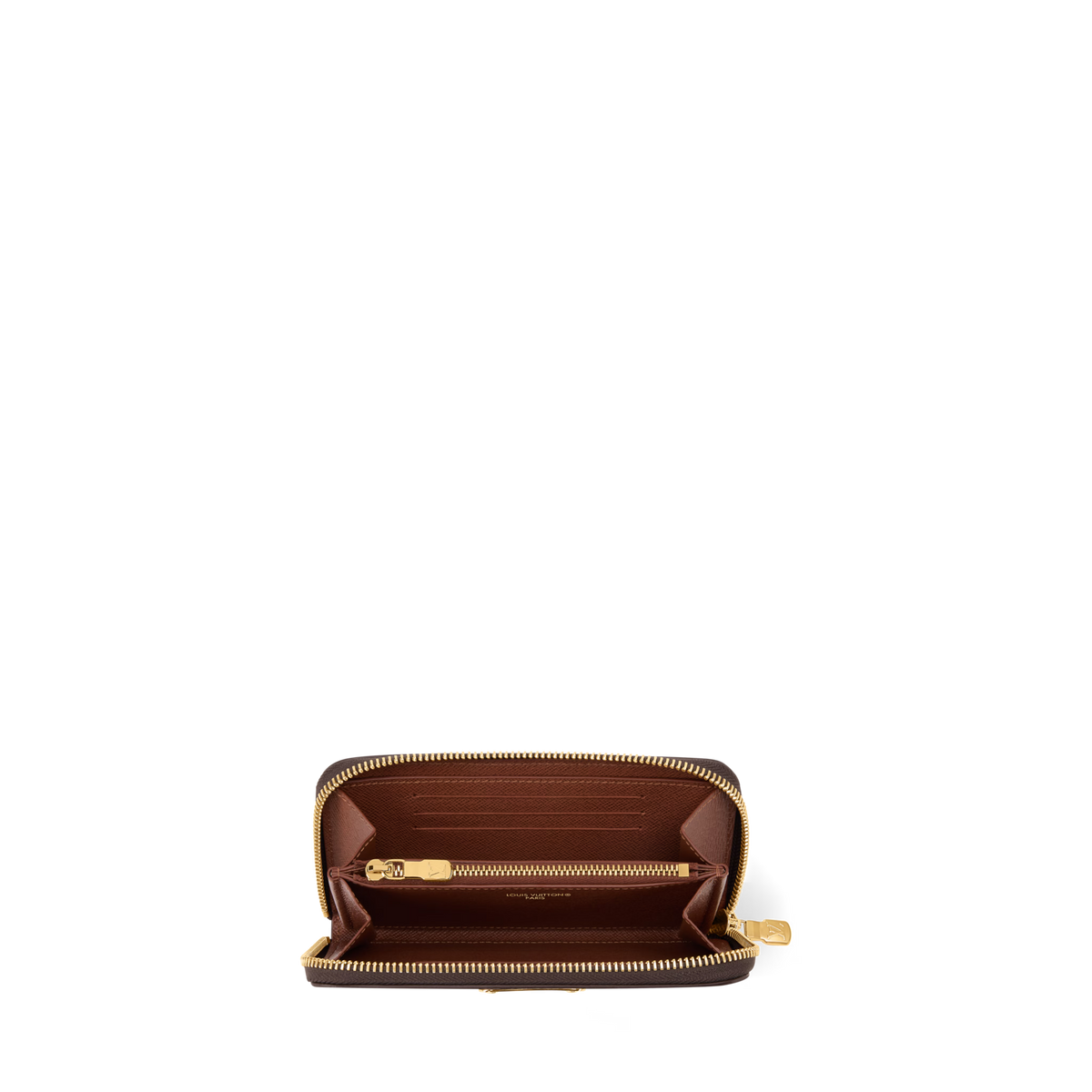 Margot Wallet Monogram Coated Canvas Cowhide Leather Gold-Toned Hardware