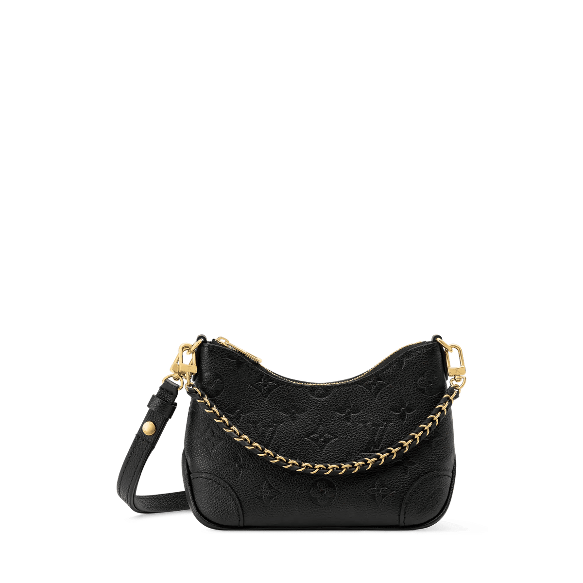 Women's Nano Boulogne Black Monogram Empreinte Leather Crossbody Bag M28427