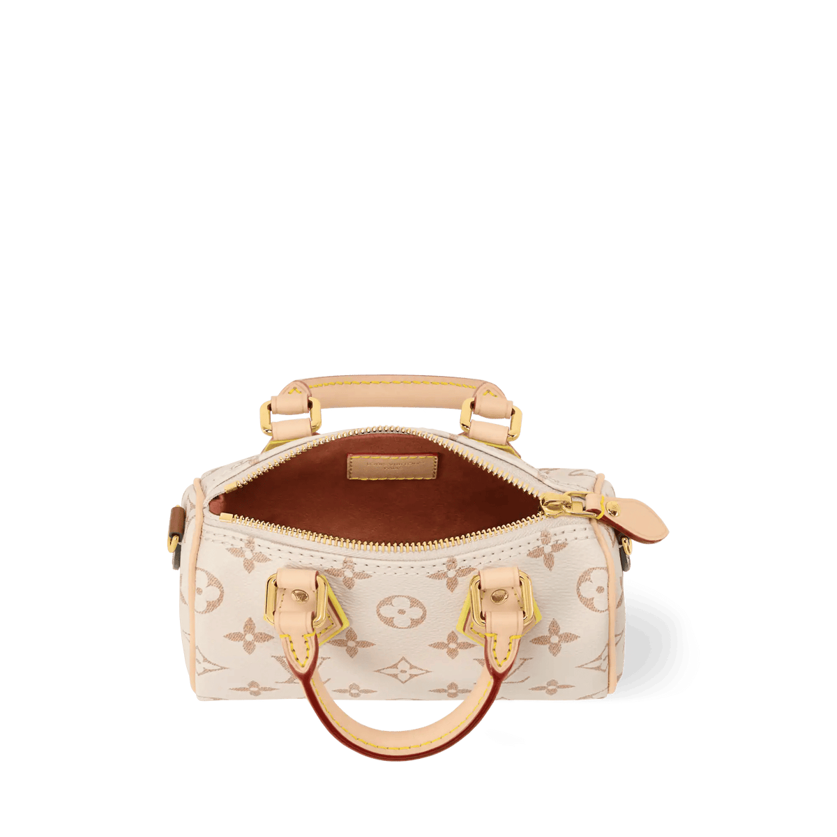 Women's Nano Speedy Monogram Dune Canvas Chain Wallet