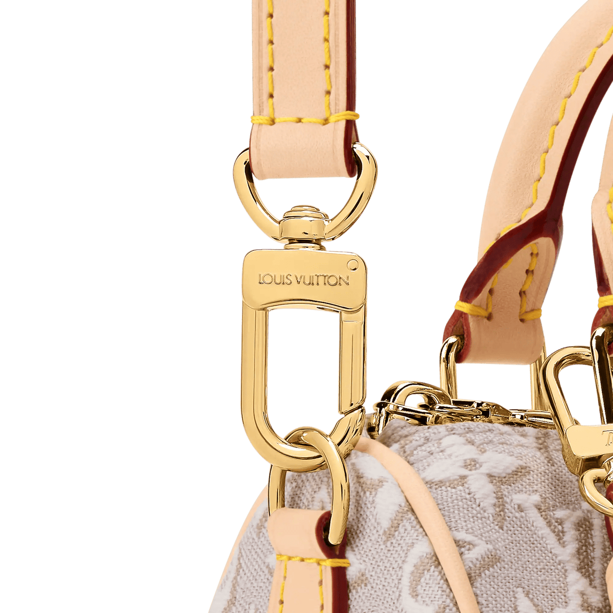 Nano Speedy Monogram Emblème Peuplier Gold-Toned Hardware