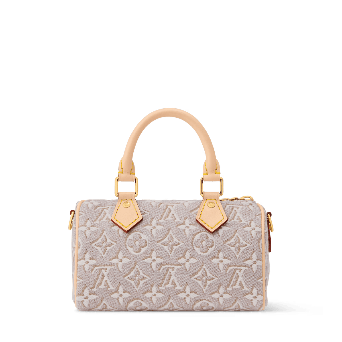 Nano Speedy Monogram Emblème Peuplier Gold-Toned Hardware