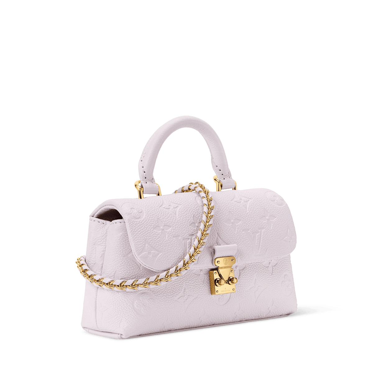 Nano Madeleine Sweet Lavender Monogram Empreinte Leather Gold-Toned Hardware