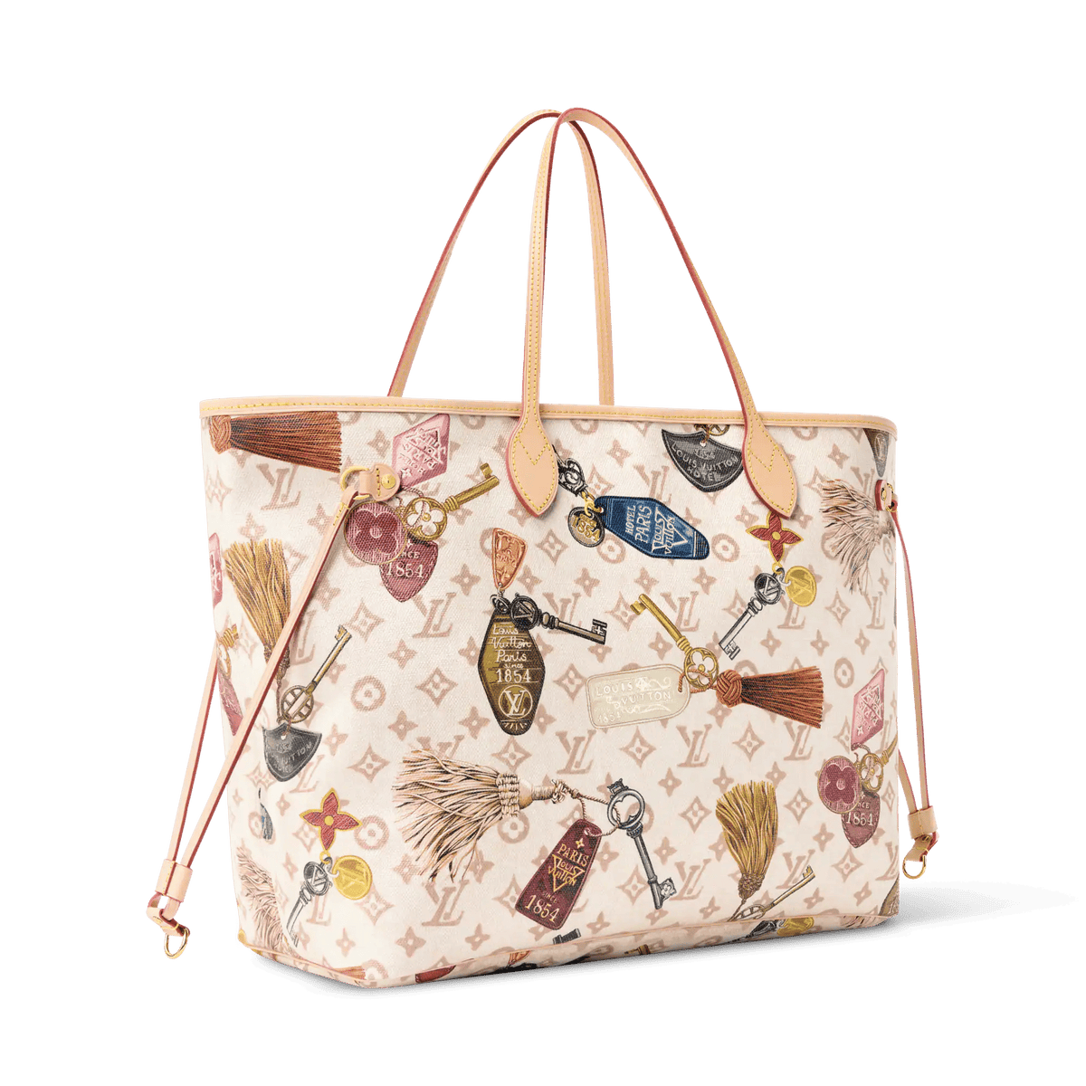 Women's Neverfull GM Getaway Dune Canvas Tote Bag M29449