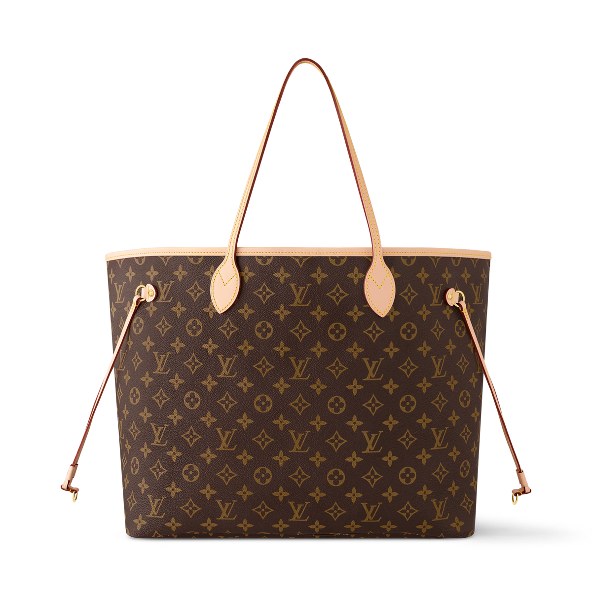 Neverfull GM Monogram Coated Canvas Gold-Toned Hardware - JC