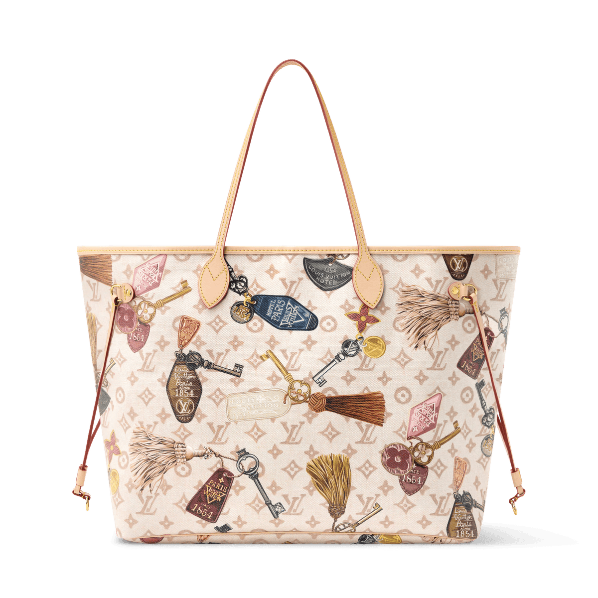 Women's Neverfull GM Getaway Dune Canvas Tote Bag M29449
