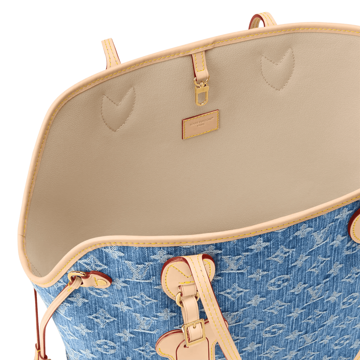 Monogram Denim Neverwoof MM M28052