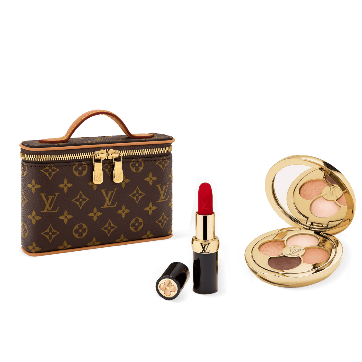 Women's Nice Beauty Monogram Canvas Vanity Case M83079