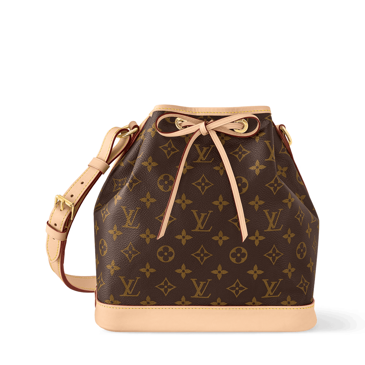 Petit Noé Monogram Coated Canvas Gold-Toned Hardware