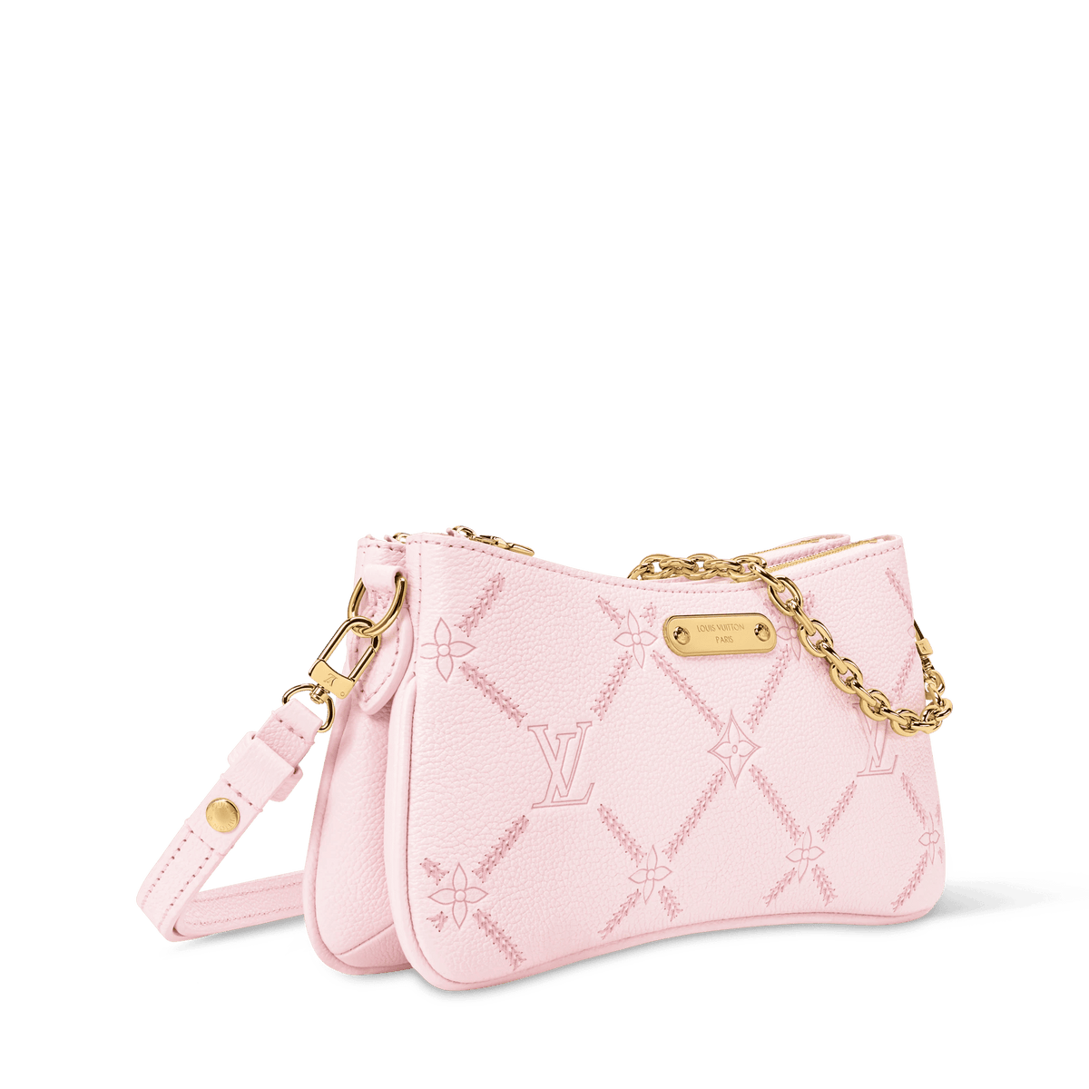 Women's Pochette Liv Light Bliss Couture Monogram Empreinte Leather Bag M29495